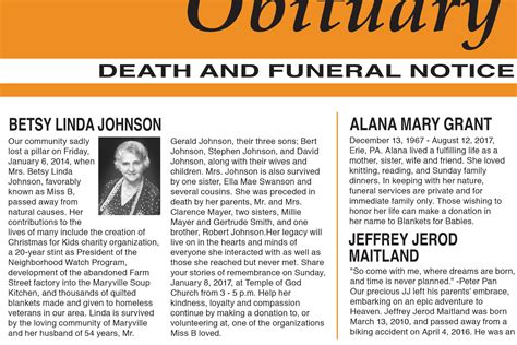 Obituaries 